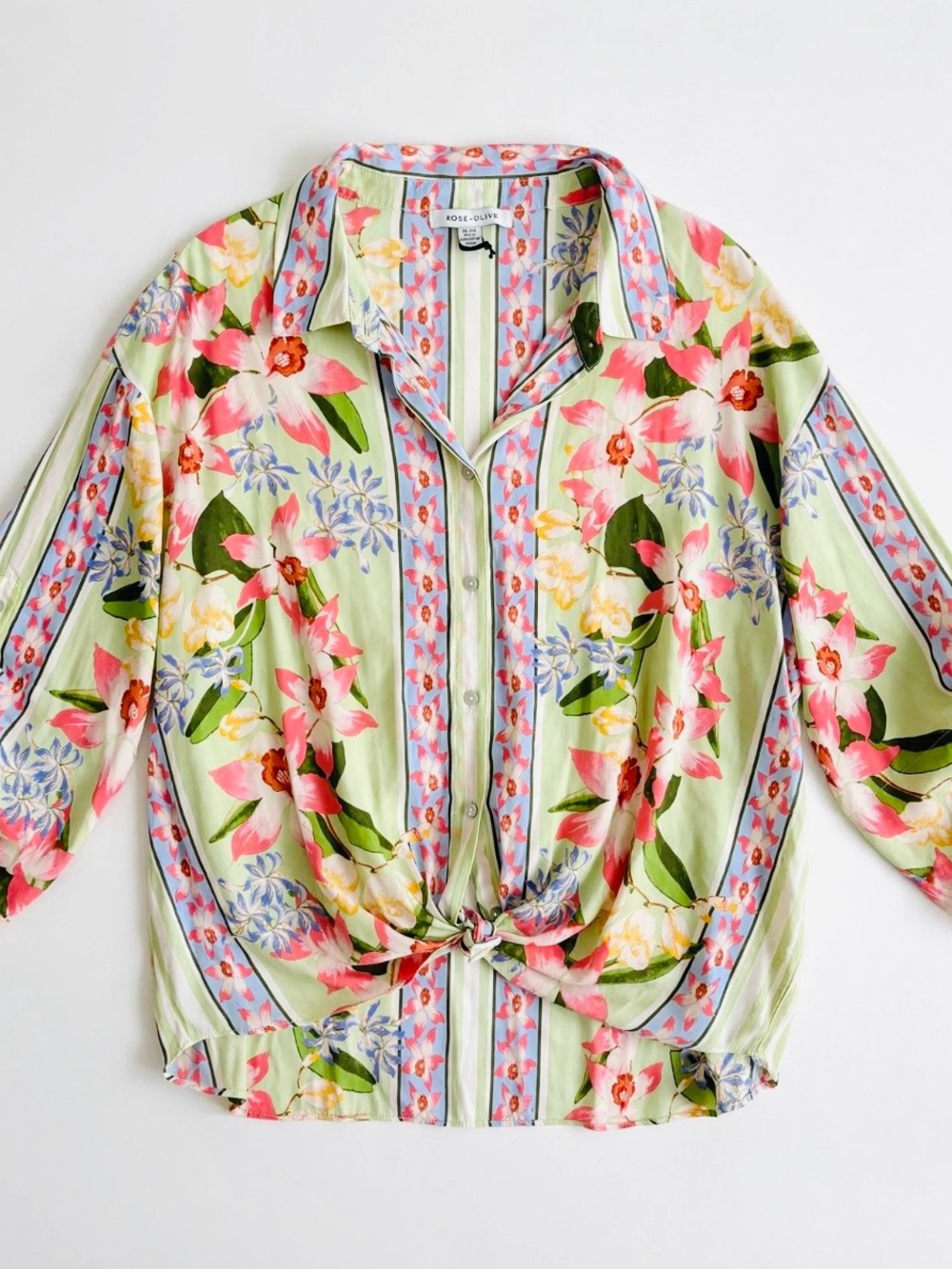 Rose and Olive unworn silky blouse